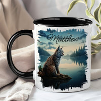 Bobcat bij Lake Sunrise Wilderness