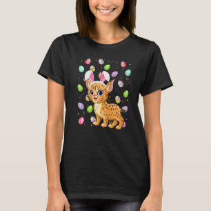 Bobcat Bunny Easter Egg Funny Bobcat Easter Sunda T-shirt