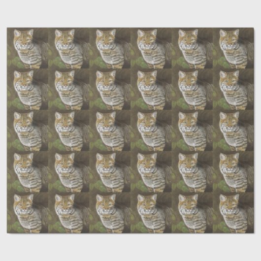 Bobcat Cadeaupapier (Zoom)