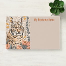 Bobcat Cat Boho Mijn Padsome Persoonlijk Post-it® Notes
