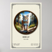 Bobcat Dierkunde Serie Poster (Voorkant)