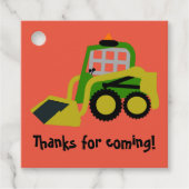 Bobcat-excavator Bedankjes Labels (Voorkant)