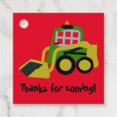 Bobcat-excavator Bedankjes Labels (Voorkant)