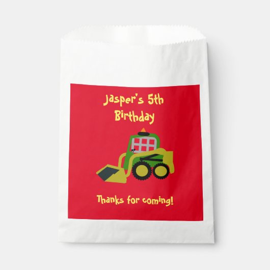 Bobcat Excavator Bedankzakje (Voorkant)