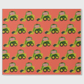 Bobcat-excavator Cadeaupapier (Vlak)