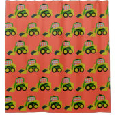 Bobcat Excavator Douchegordijn (Voorkant)