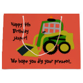 Bobcat-excavator Groot Cadeauzakje (Voorkant)