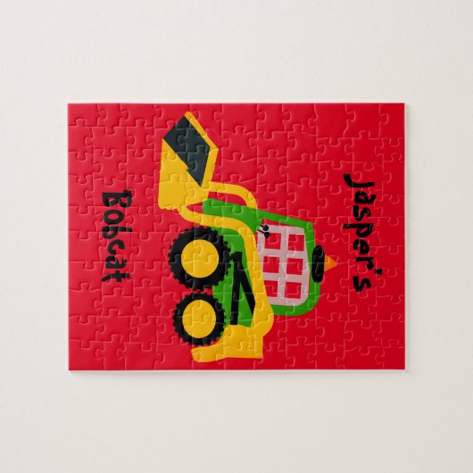 Bobcat Excavator Legpuzzel (Horizontaal)