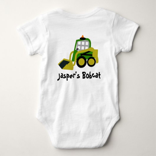Bobcat-excavator Romper (Achterkant)