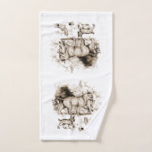 Bobcat-familie Bad Handdoek (Handdoek)