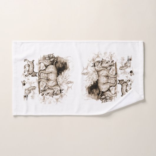 Bobcat-familie Bad Handdoek (Handdoek)