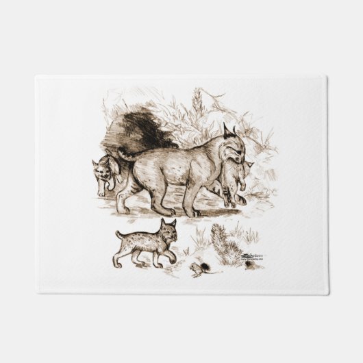 Bobcat-familie Deurmat (Voorkant)