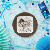 Bobcat-familie Papieren Bordje (Feest)