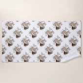 Bobcat-familie Strandlaken (Voorkant)