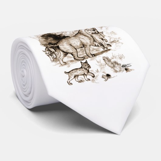 Bobcat-familie Stropdas (Opgerold)