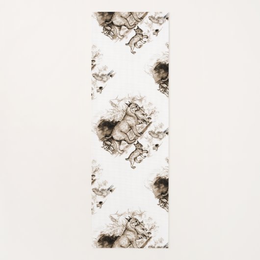 Bobcat-familie Yogamat (Voorkant)