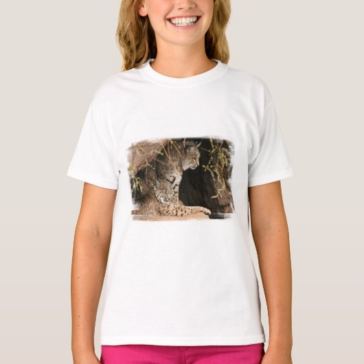 Bobcat Foto's Kind T-Shirt (Voorkant)