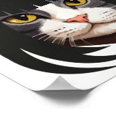 Bobcat Funny Cat Bob Haircut Trending Comedy Cat G Poster (Hoek)