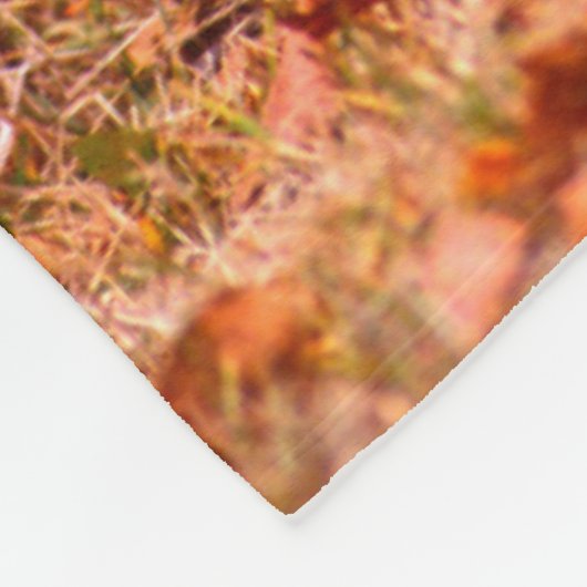 Bobcat Hunting | Autumn Forest Fleece Deken (Hoek)