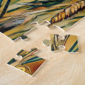 Bobcat in een weide 500 stuk puzzel legpuzzel (Zijkant)