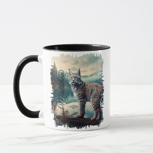 Bobcat in Misty Forest Mok (Links)