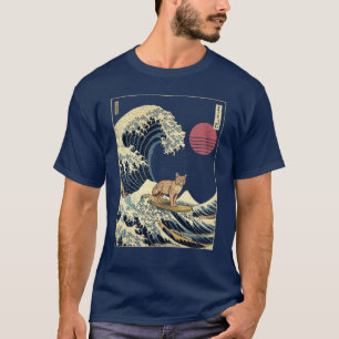Bobcat Kanagawa Japanse Surfing Golf cadeau T-shirt