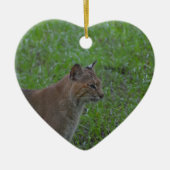 Bobcat Keramisch Ornament (Voorkant)
