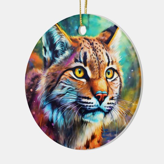Bobcat Keramisch Ornament (Links)