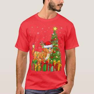 Bobcat Lighting Xmas - kerstboom Santa Hat Bobcat T-shirt