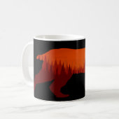 Bobcat Lynx Forest Tree Landscape Wilderness Sun Koffiemok (Voorkant links)