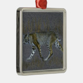 Bobcat Metalen Ornament (Rechts)