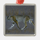 Bobcat Metalen Ornament (Voorkant)