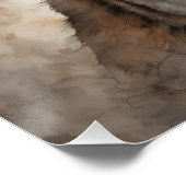 Bobcat no 3 Glanzend Poster (Hoek)