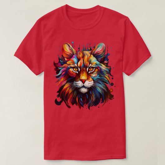 Bobcat Rainbow T-shirt (Design voorkant)