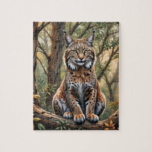Bobcat Realisme Jigsaw Puzzel (Verticaal)