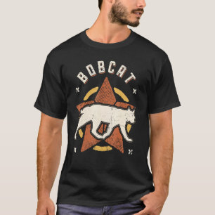 Bobcat Retro Classic Animal T-shirt