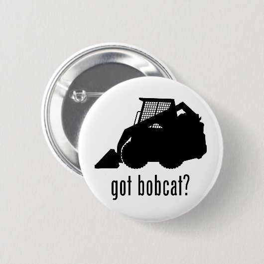 Bobcat Ronde Button 5,7 Cm (Voorkant /achterkant)