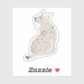 Bobcat Sitting Woodland Animal  Sticker (Vel)
