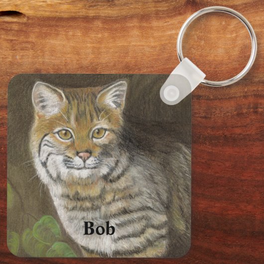 Bobcat Sleutelhanger (Achterkant)