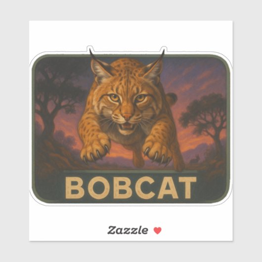 Bobcat Sticker (Vel)