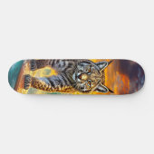 Bobcat Surfen Alaska Design van Rich AMeN Gill Persoonlijk Skateboard (Horizontaal)