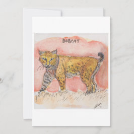 Bobcat Wenskaart Feestdagenkaart