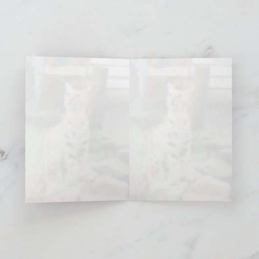 Bobcat-Wenskaart Kaart (Binnen)