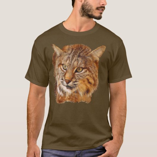 Bobcat Wild Cat T-Shirts (Voorkant)