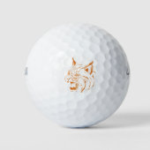 Bobcat Wildlife Feline Cat Wild Cat Animal Tiger Golfballen (Voorkant)