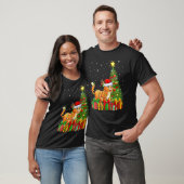 Bobcat   Xmas Holiday Santa Bobcat Christmas Tree T-shirt (Unisex)