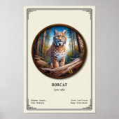 Bobcat Zoölogie Serie Poster (Voorkant)