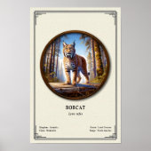 Bobcat Zoölogie Serie Poster (Voorkant)