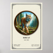Bobcat Zoölogie Serie Poster (Voorkant)