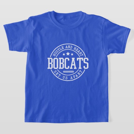 Bobcats Drukte en Hart T-shirt (Laagn)